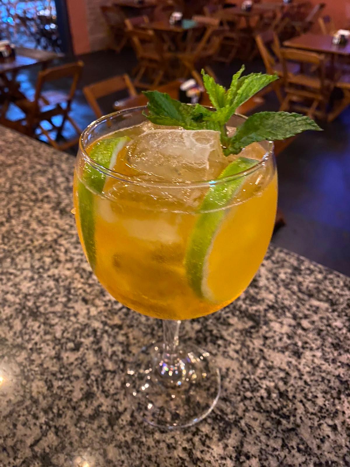 DRINK GIN TÔNICA TROPICAL