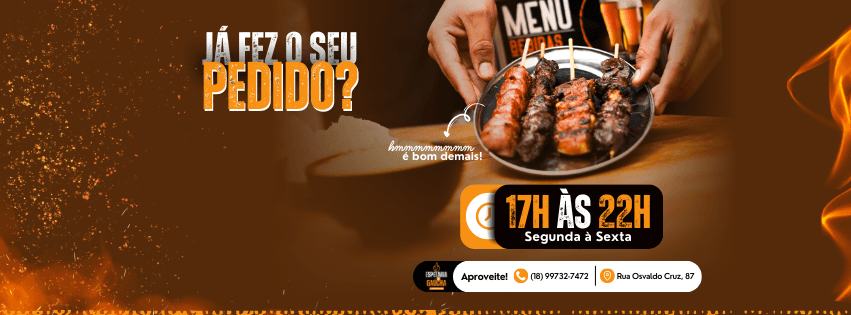 Banner da loja RESTAURANTE E ESPETARIA DA GAÚCHA